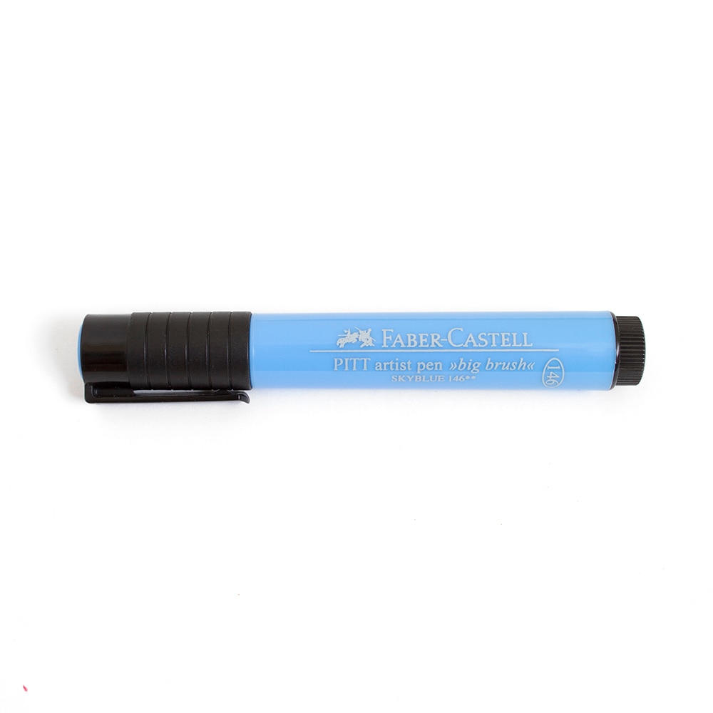 Faber Castell, Pitt, Artist, Big, Brush Pen, Sky Blue